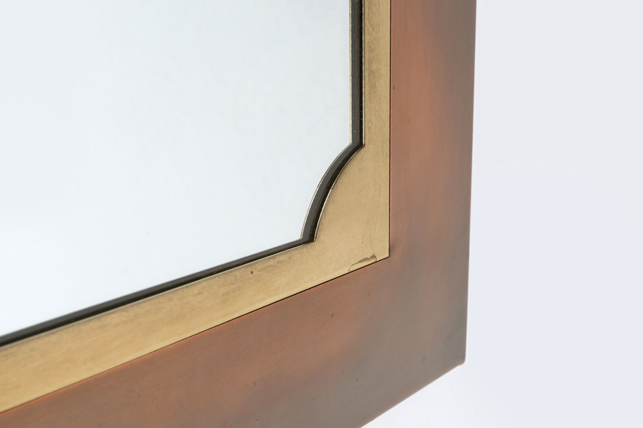 Sophisticated Belgo Chrome graphical mirror, Belgium ca. 1980thumbnail